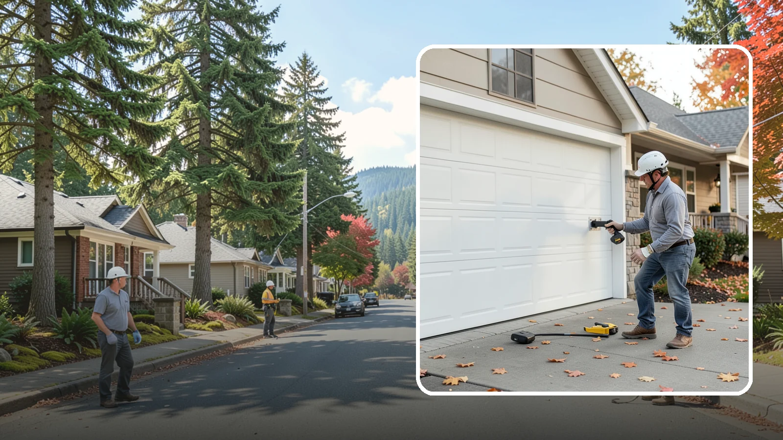 Garage Door Opener Installation in Hunts Point, King County, WA - Installing a reliable, quiet garage door opener with modern safety sensors and smart-home connectivity.