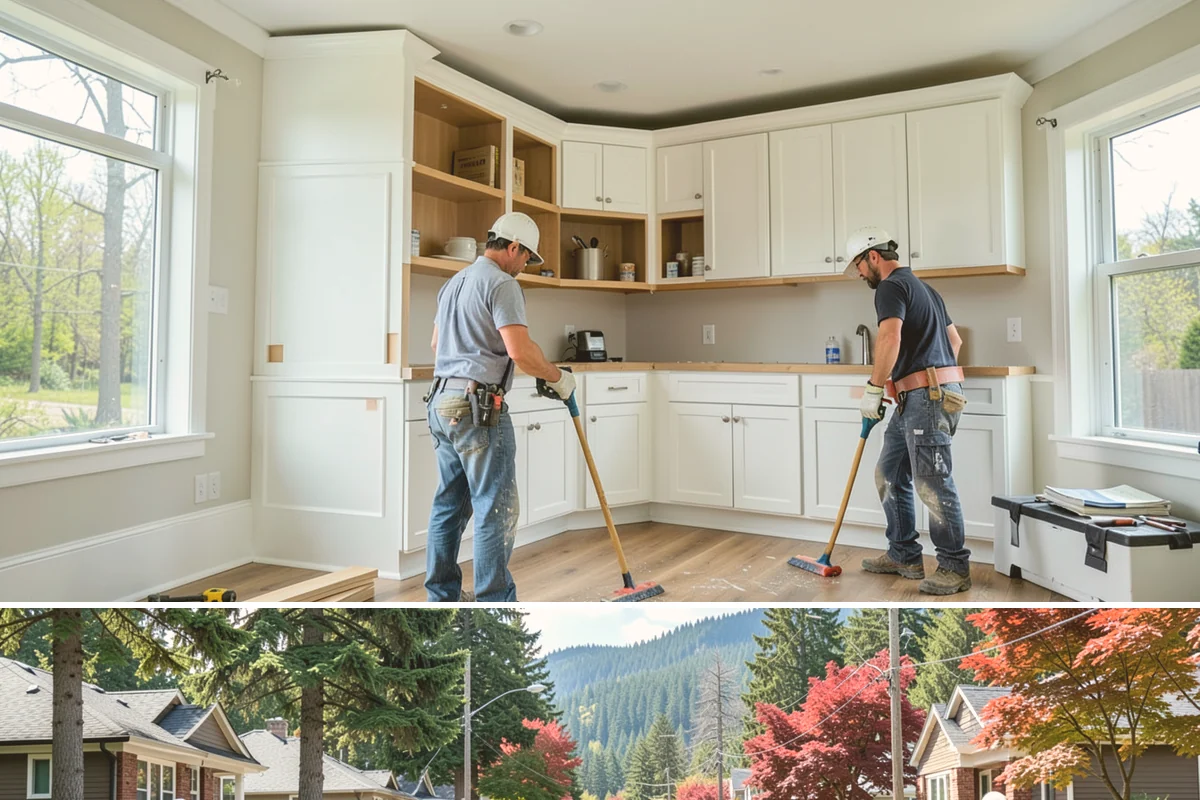 Garage Door Opener Installation in Hunts Point, King County, WA - Opener installation can be scheduled any time of year since the work happens inside the garage.