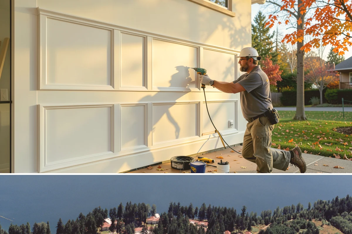 Garage Door Opener Installation in Lakewood, Pierce County, WA - Opener installation can be scheduled any time of year since the work happens inside the garage.