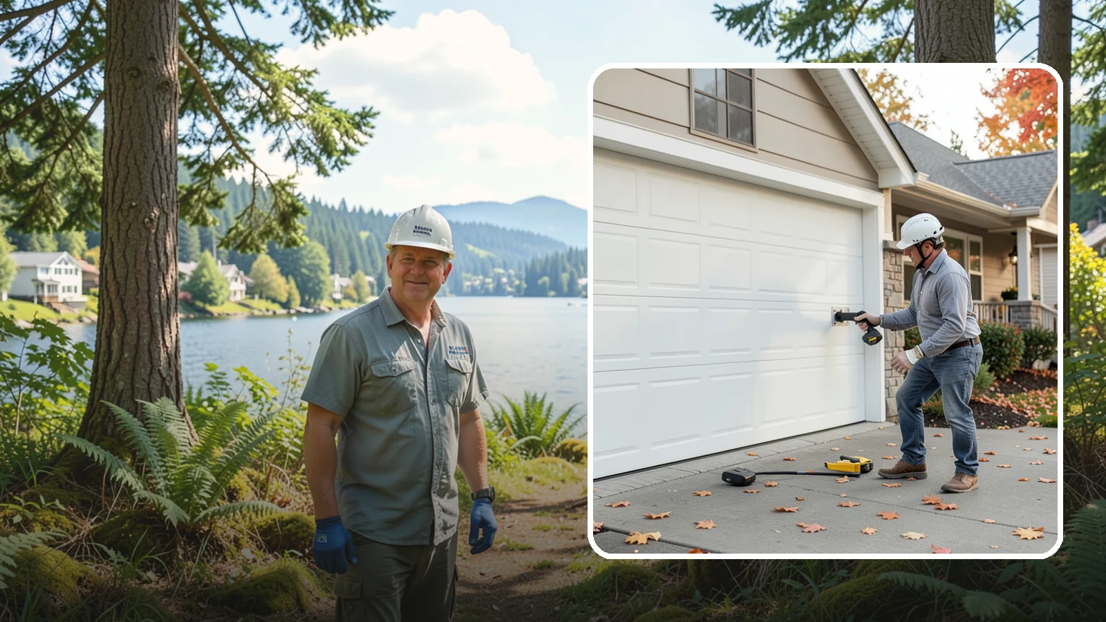 Garage Door Opener Installation in Milton, King County, WA - Installing a reliable, quiet garage door opener with modern safety sensors and smart-home connectivity.
