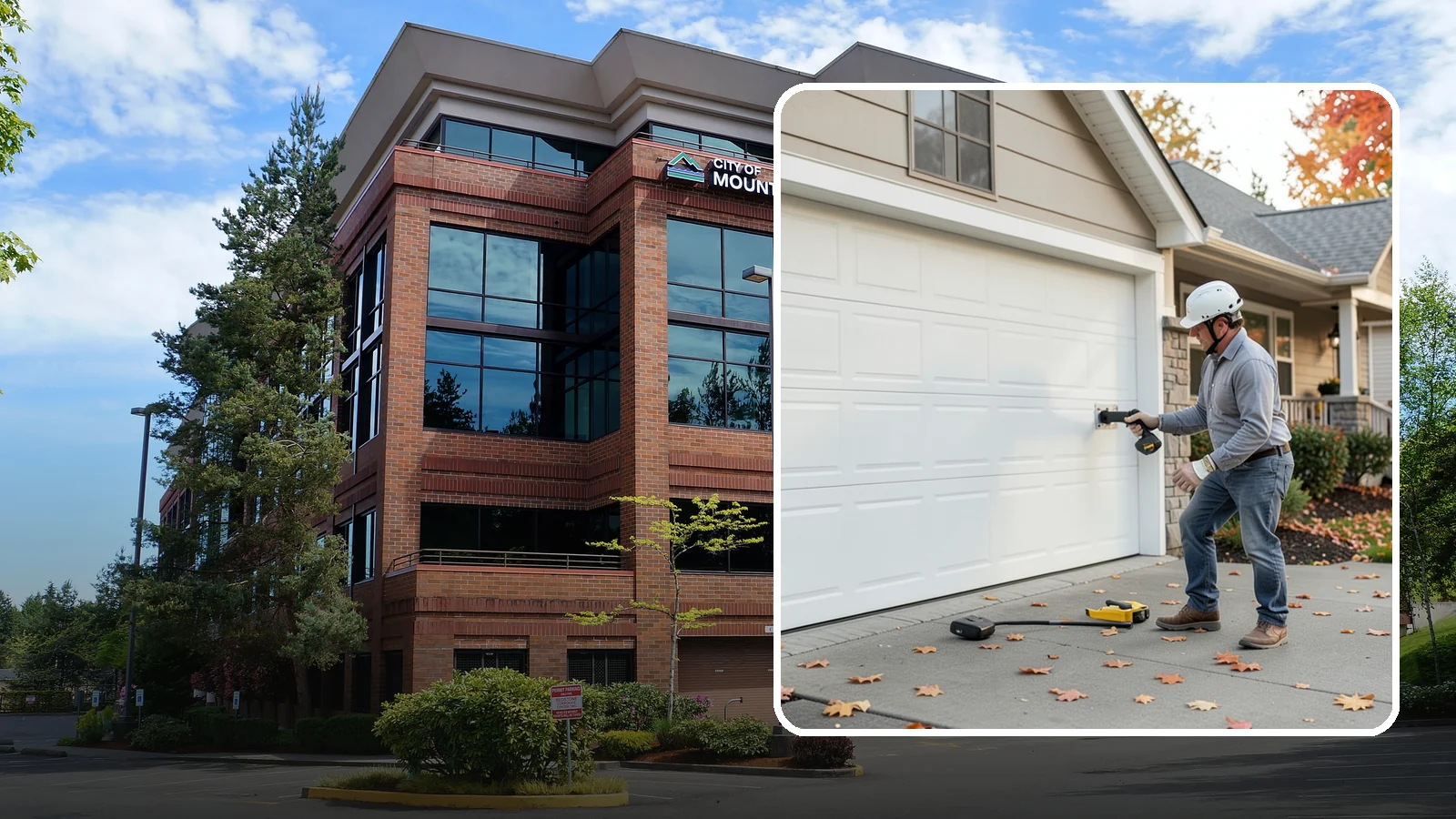 Garage Door Opener Installation in Mountlake Terrace, Snohomish County, WA - Installing a reliable, quiet garage door opener with modern safety sensors and smart-home connectivity.