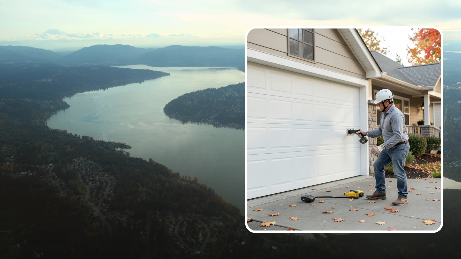 Garage Door Opener Installation in Sammamish, King County, WA - Installing a reliable, quiet garage door opener with modern safety sensors and smart-home connectivity.