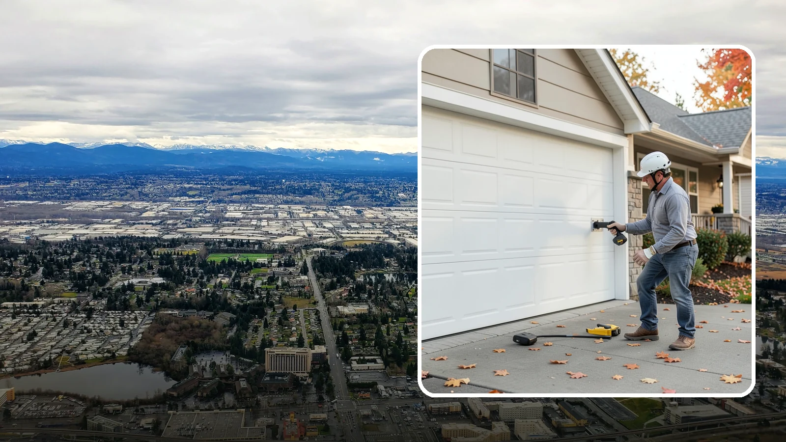 Garage Door Opener Installation in SeaTac, King County, WA - Installing a reliable, quiet garage door opener with modern safety sensors and smart-home connectivity.