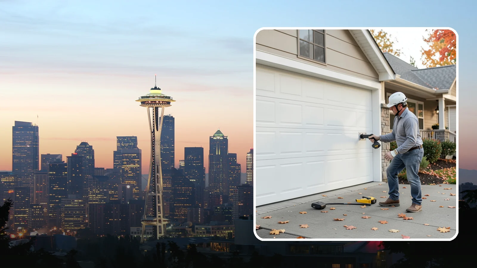 Garage Door Opener Installation in Seattle, King County, WA - Installing a reliable, quiet garage door opener with modern safety sensors and smart-home connectivity.