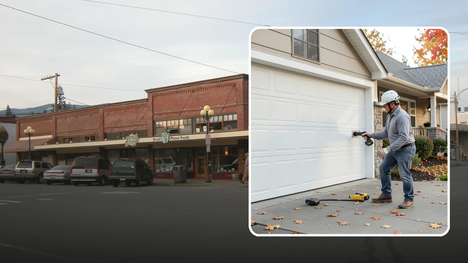 Garage Door Opener Installation in Sedro-Woolley, Skagit County, WA - Installing a reliable, quiet garage door opener with modern safety sensors and smart-home connectivity.