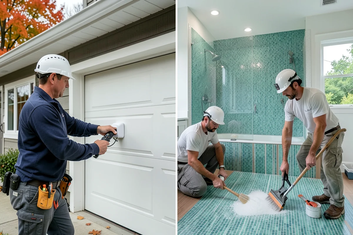 Garage Door Opener Installation in Shoreline, King County, WA - Confirm the door is balanced and select the opener