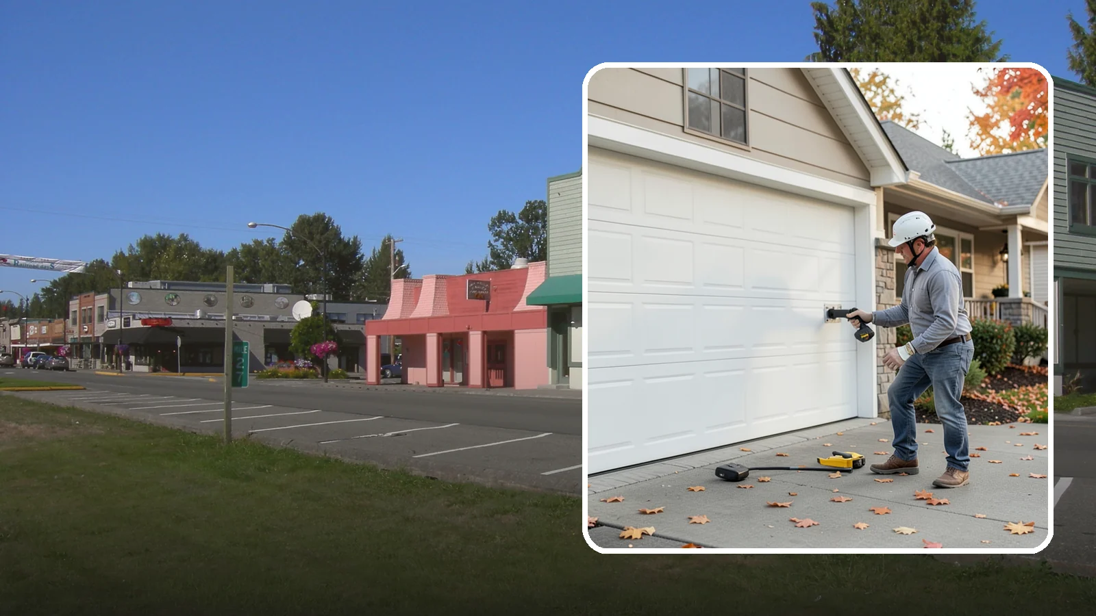 Garage Door Opener Installation in Snoqualmie, King County, WA - Installing a reliable, quiet garage door opener with modern safety sensors and smart-home connectivity.