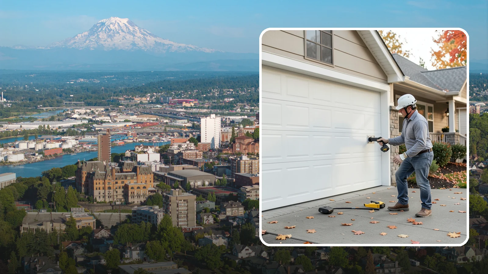 Garage Door Opener Installation in Tacoma, Pierce County, WA - Installing a reliable, quiet garage door opener with modern safety sensors and smart-home connectivity.