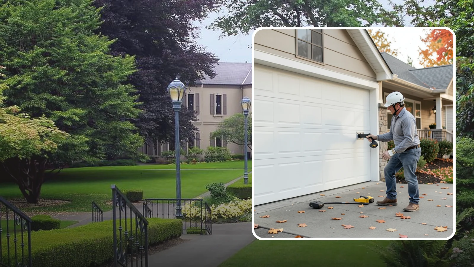Garage Door Opener Installation in Woodinville, King County, WA - Installing a reliable, quiet garage door opener with modern safety sensors and smart-home connectivity.