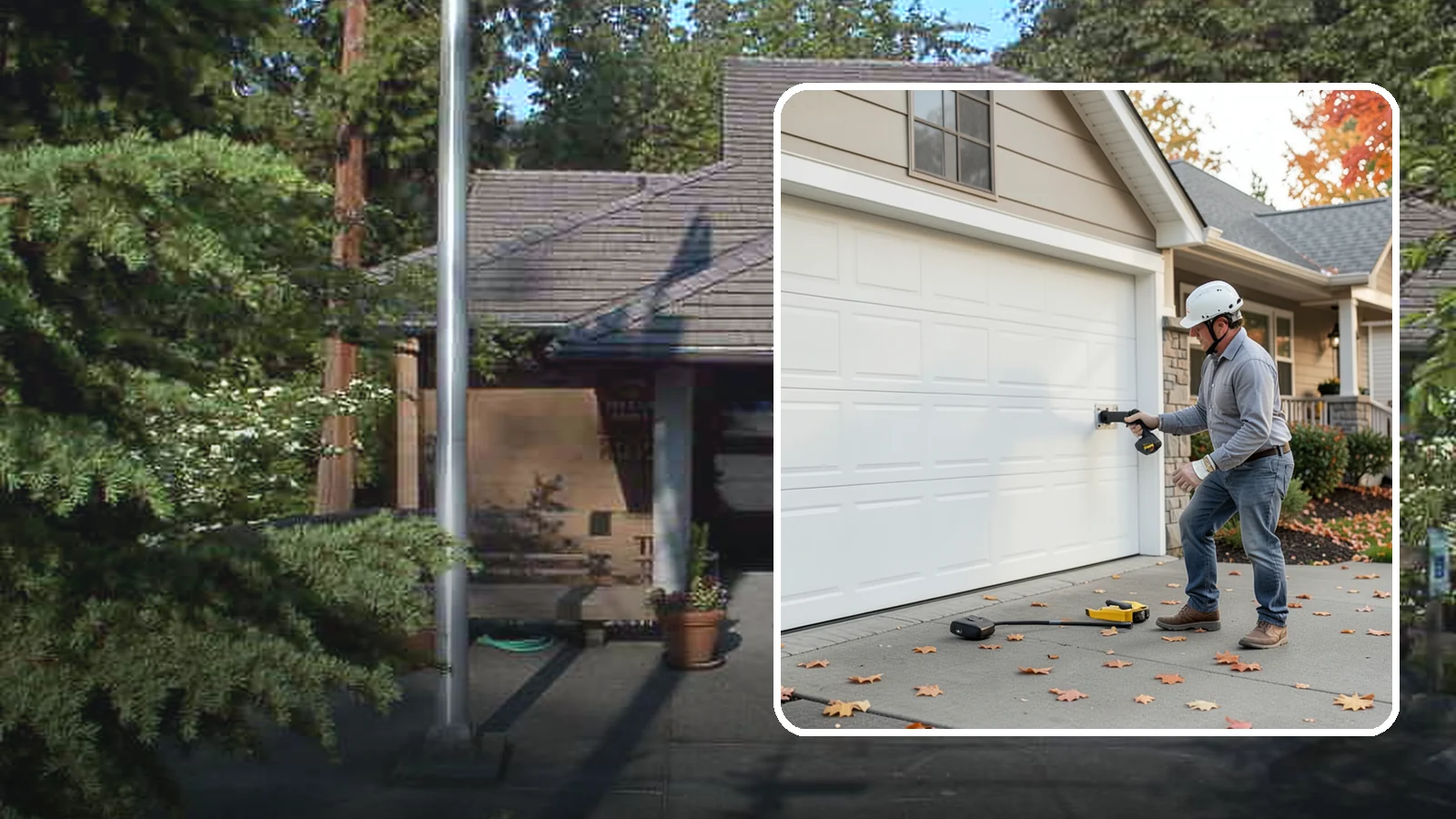 Garage Door Opener Installation in Yarrow Point, King County, WA - Installing a reliable, quiet garage door opener with modern safety sensors and smart-home connectivity.