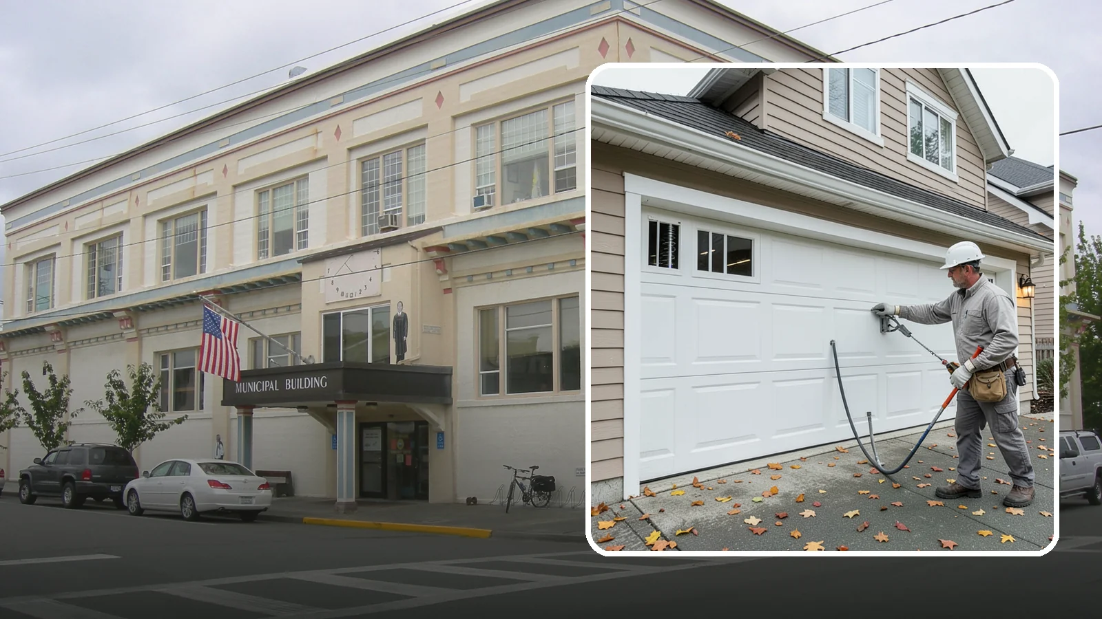 Garage Door Repair in Anacortes, Skagit County, WA - Diagnosing and fixing broken springs, cables, rollers, tracks, and openers to restore safe garage door operation.