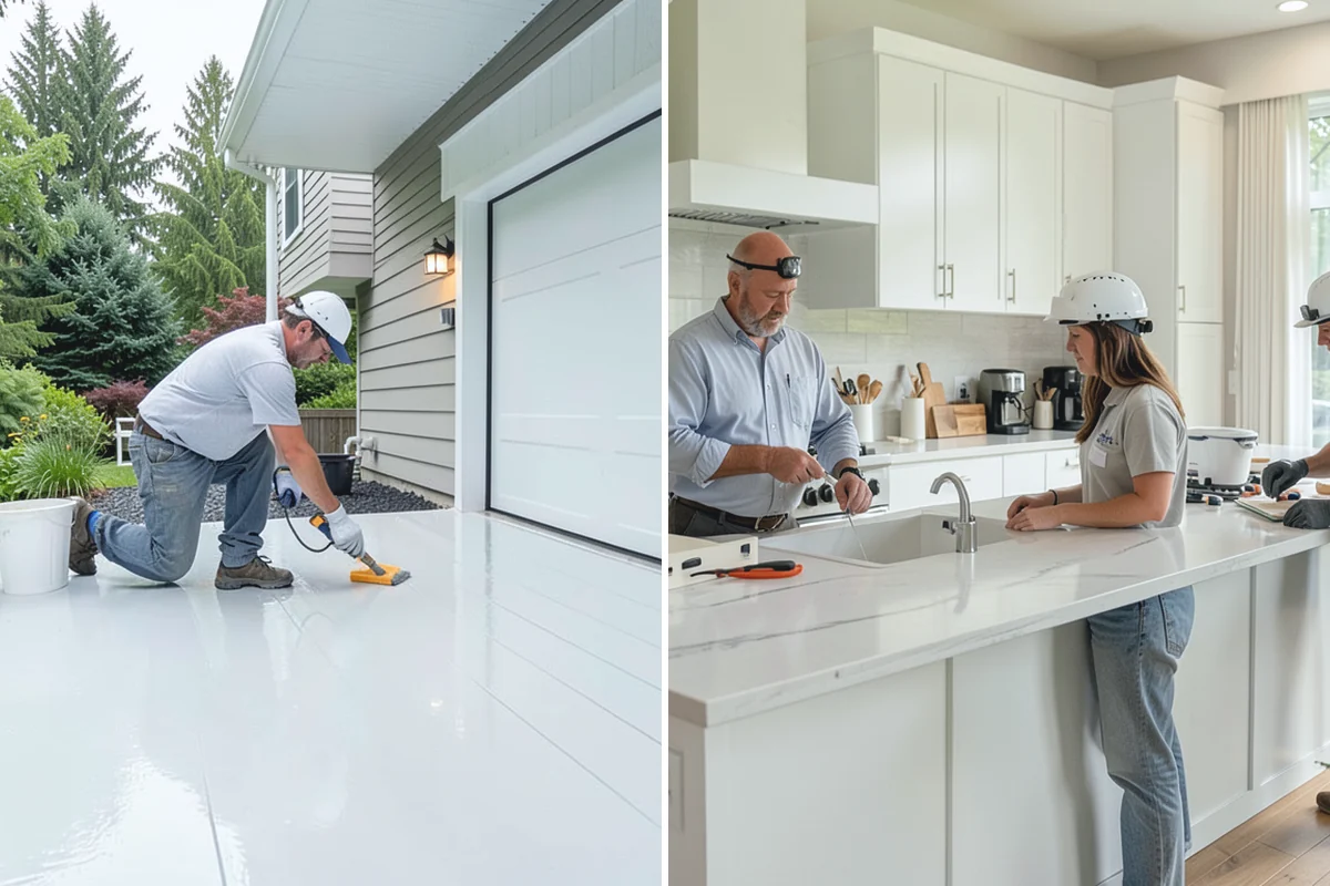 Garage Door Repair in Beaux Arts Village, King County, WA - Inspect the door, springs, cables, tracks, and opener
