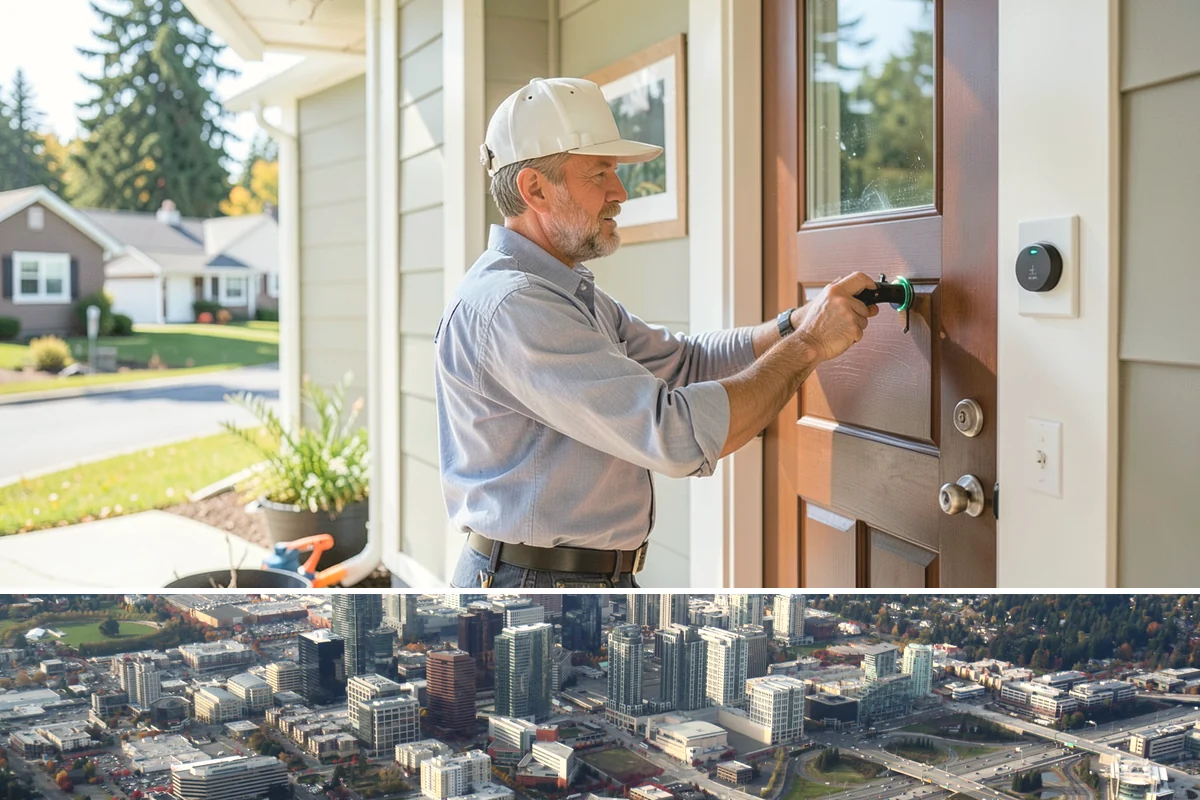 Garage Door Repair in Bellevue, King County, WA - Repairs are available year-round, and cold snaps often expose worn springs, so prompt service prevents being stranded.