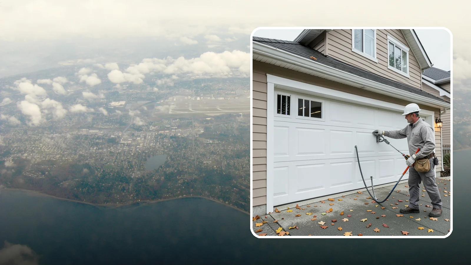 Garage Door Repair in Burien, King County, WA - Diagnosing and fixing broken springs, cables, rollers, tracks, and openers to restore safe garage door operation.