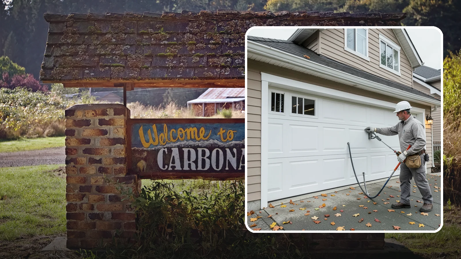 Garage Door Repair in Carbonado, Pierce County, WA - Diagnosing and fixing broken springs, cables, rollers, tracks, and openers to restore safe garage door operation.