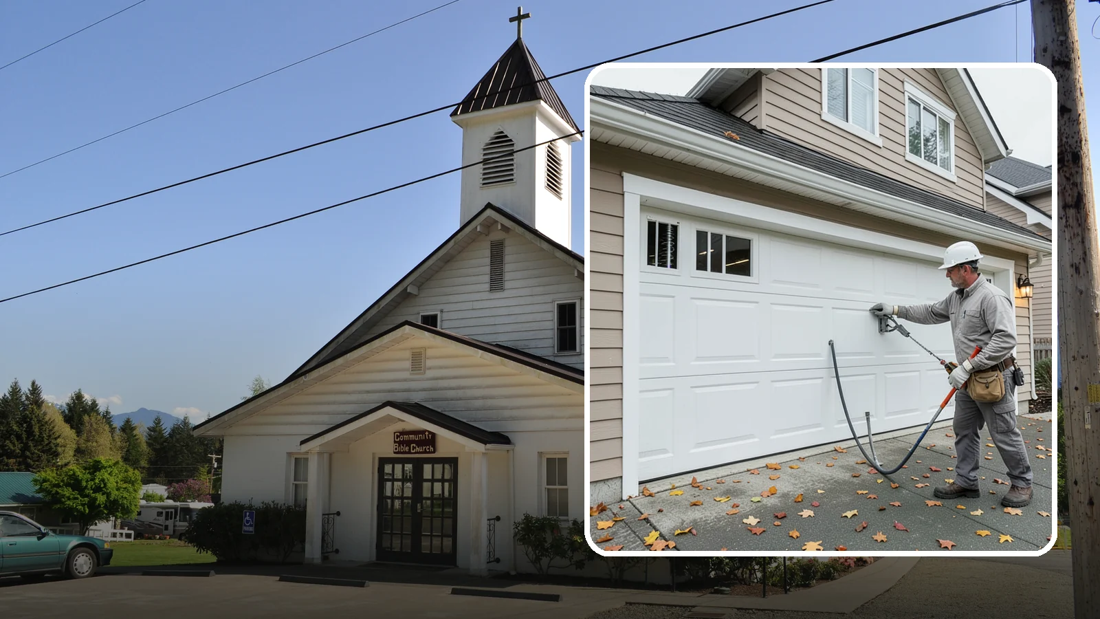 Garage Door Repair in Concrete, Skagit County, WA - Diagnosing and fixing broken springs, cables, rollers, tracks, and openers to restore safe garage door operation.