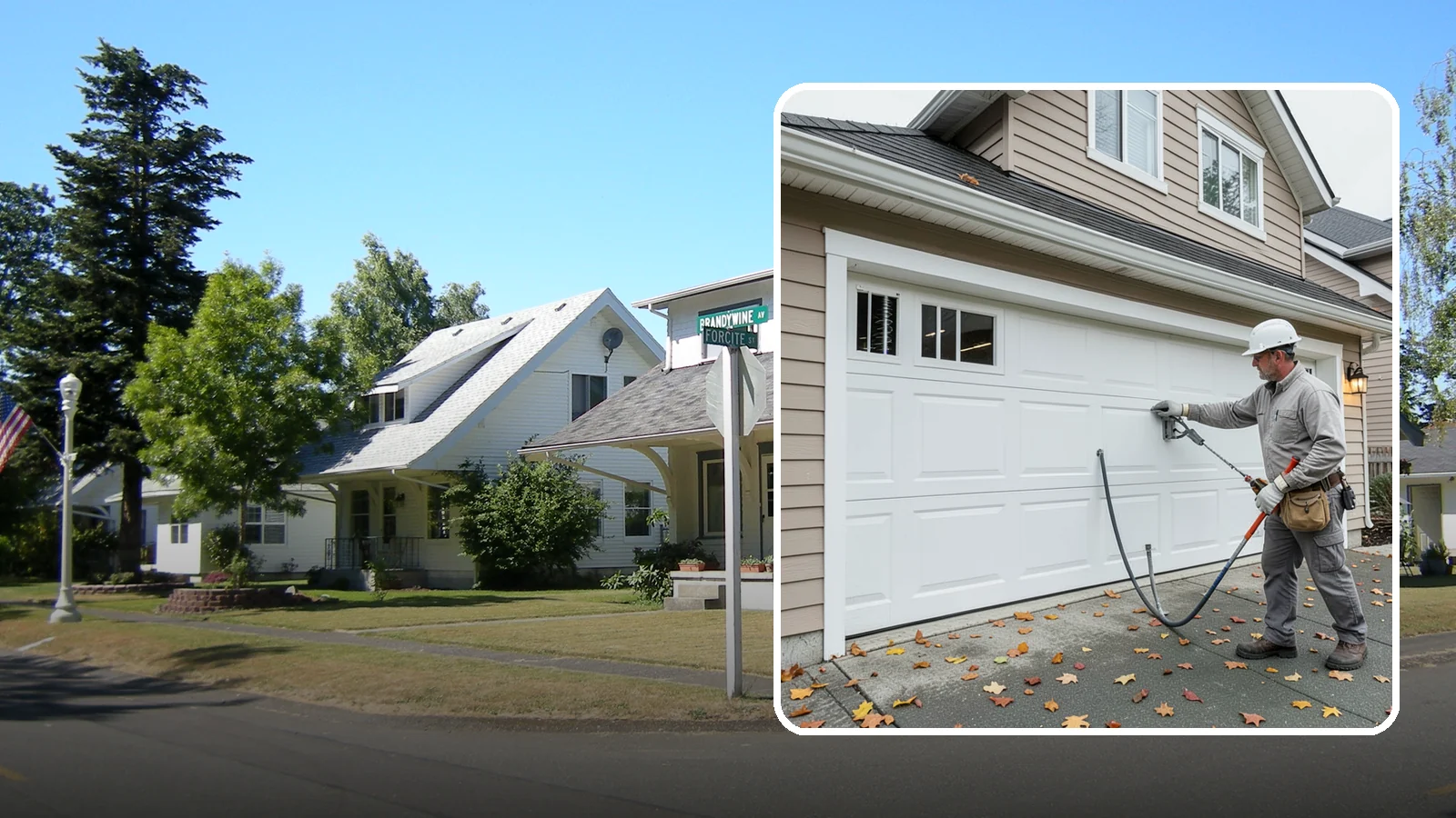 Garage Door Repair in DuPont, Pierce County, WA - Diagnosing and fixing broken springs, cables, rollers, tracks, and openers to restore safe garage door operation.