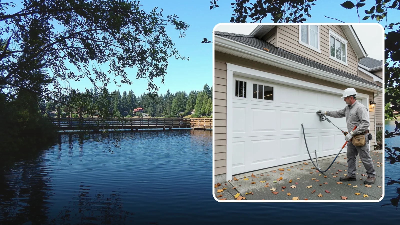 Garage Door Repair in Federal Way, King County, WA - Diagnosing and fixing broken springs, cables, rollers, tracks, and openers to restore safe garage door operation.