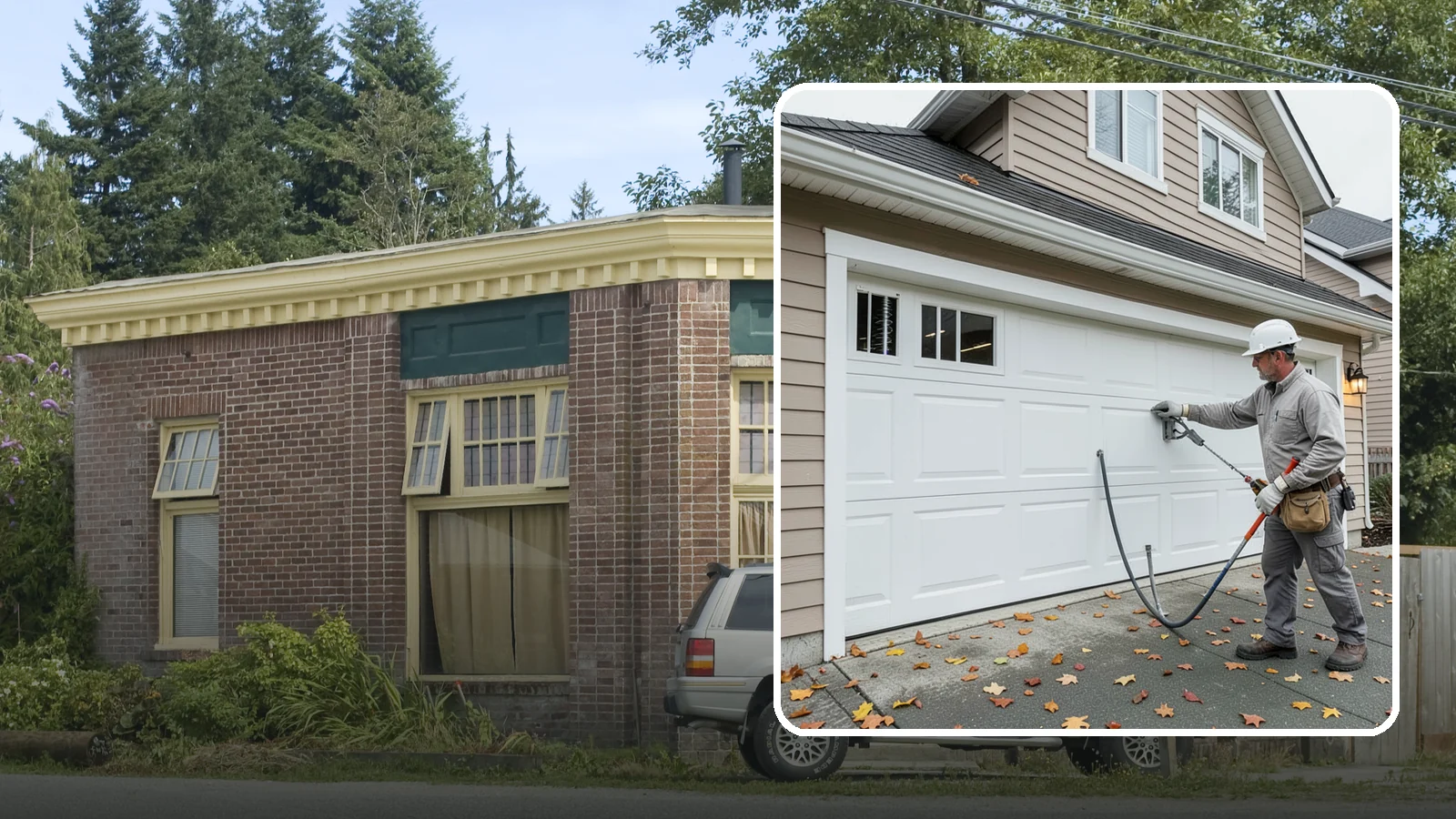 Garage Door Repair in Hamilton, Skagit County, WA - Diagnosing and fixing broken springs, cables, rollers, tracks, and openers to restore safe garage door operation.