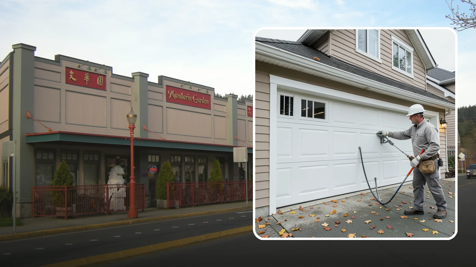 Garage Door Repair in Issaquah, King County, WA - Diagnosing and fixing broken springs, cables, rollers, tracks, and openers to restore safe garage door operation.