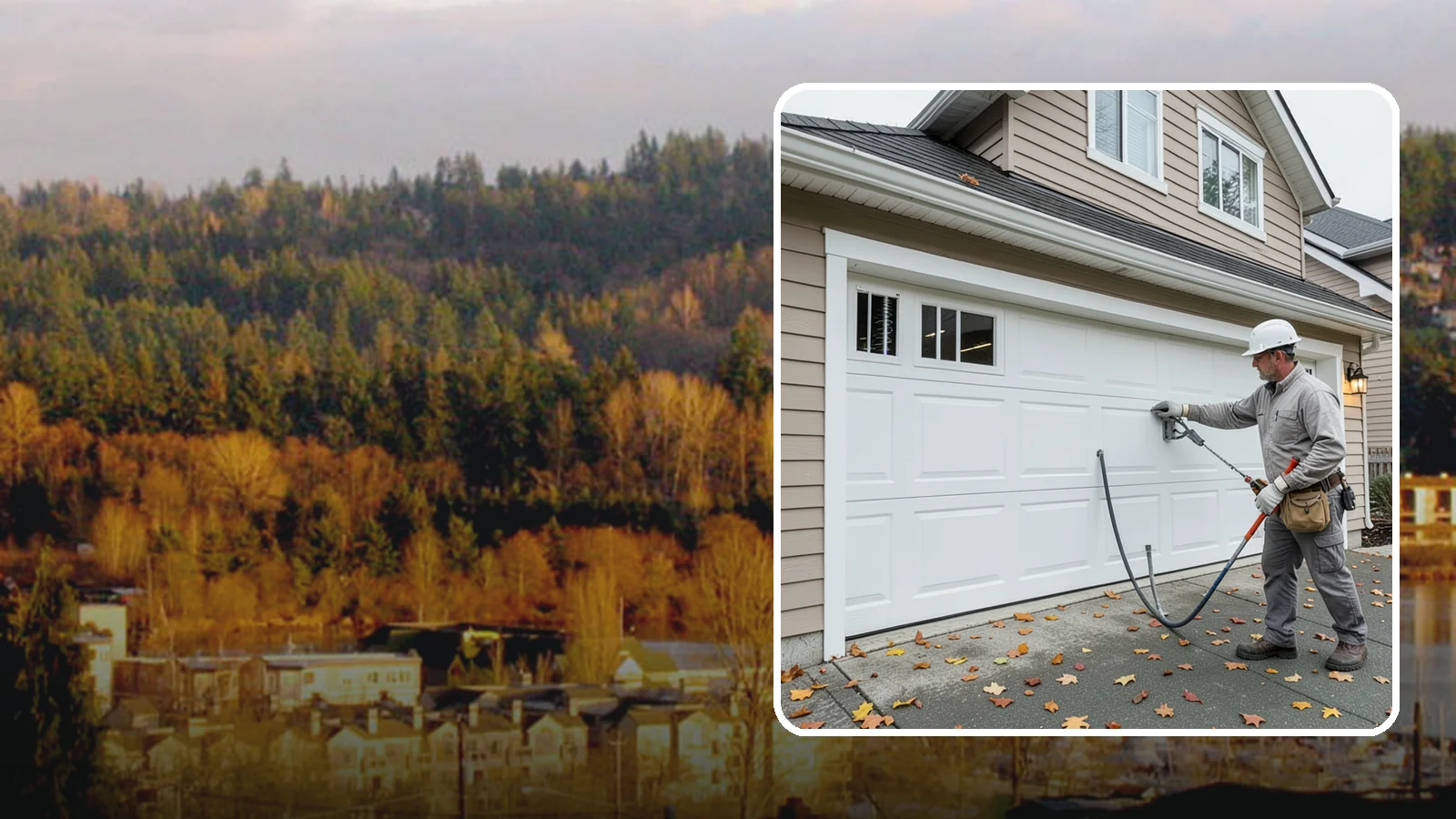 Garage Door Repair in Kenmore, King County, WA - Diagnosing and fixing broken springs, cables, rollers, tracks, and openers to restore safe garage door operation.