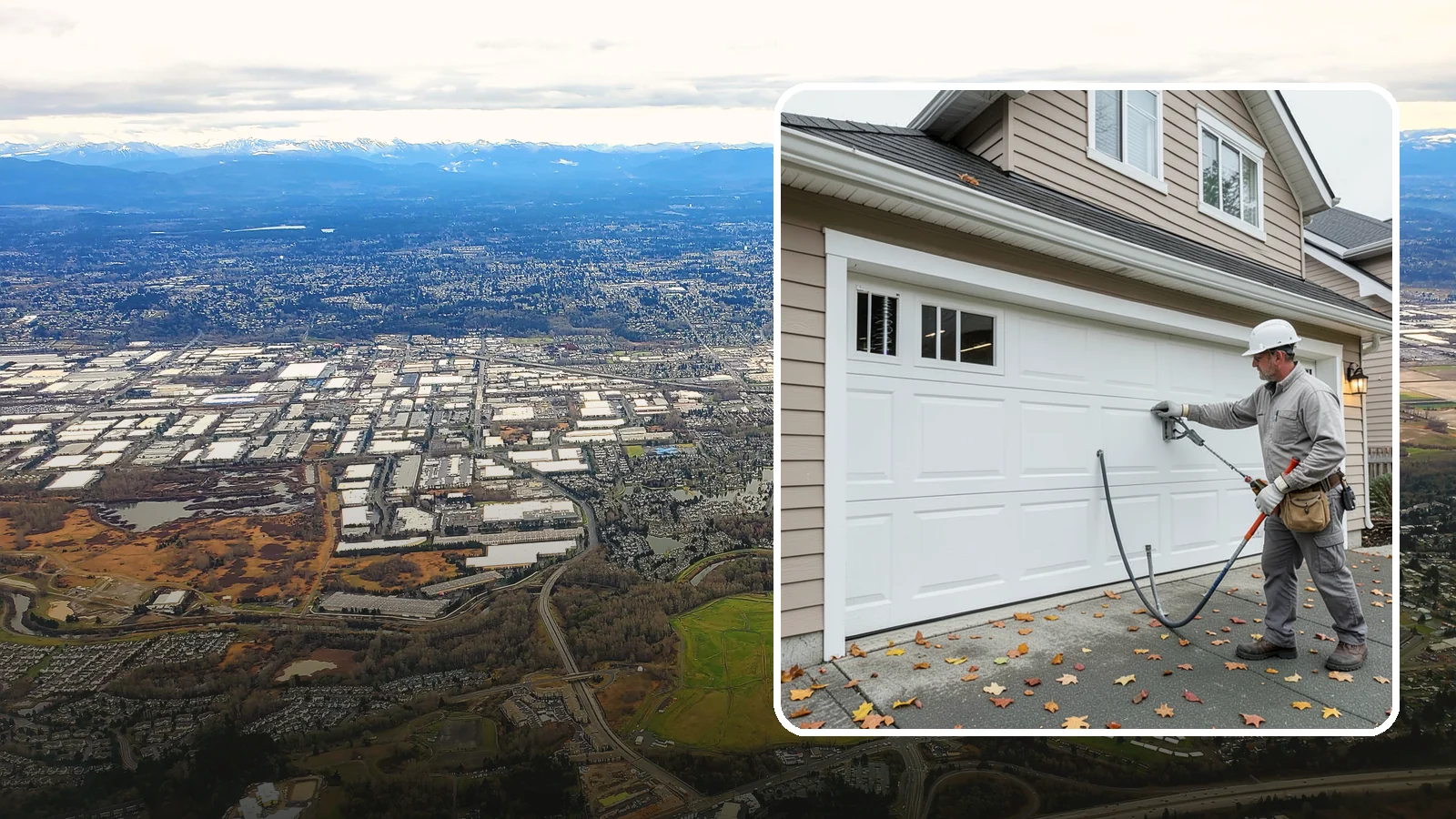 Garage Door Repair in Kent, King County, WA - Diagnosing and fixing broken springs, cables, rollers, tracks, and openers to restore safe garage door operation.