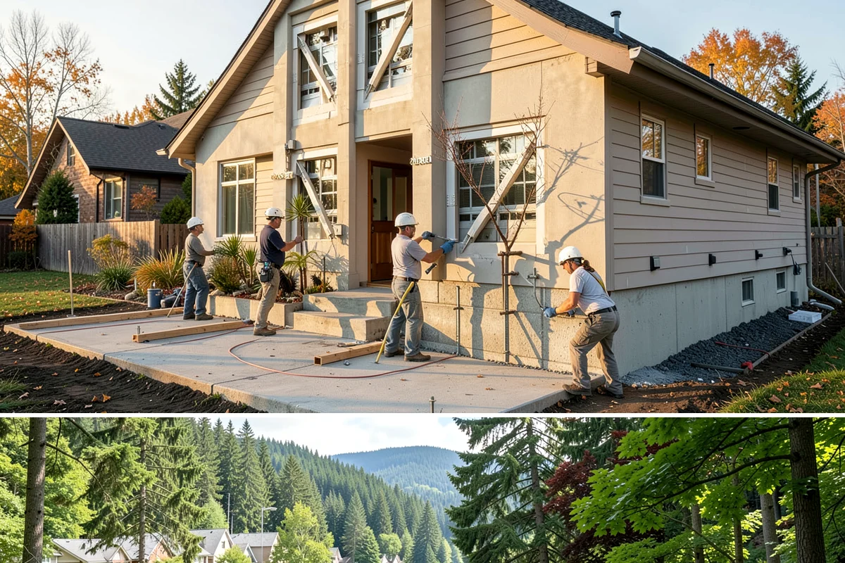 Garage Door Repair in Lake Forest Park, King County, WA - Repairs are available year-round, and cold snaps often expose worn springs, so prompt service prevents being stranded.