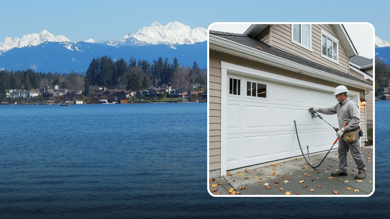 Garage Door Repair in Lake Stevens, Snohomish County, WA - Diagnosing and fixing broken springs, cables, rollers, tracks, and openers to restore safe garage door operation.
