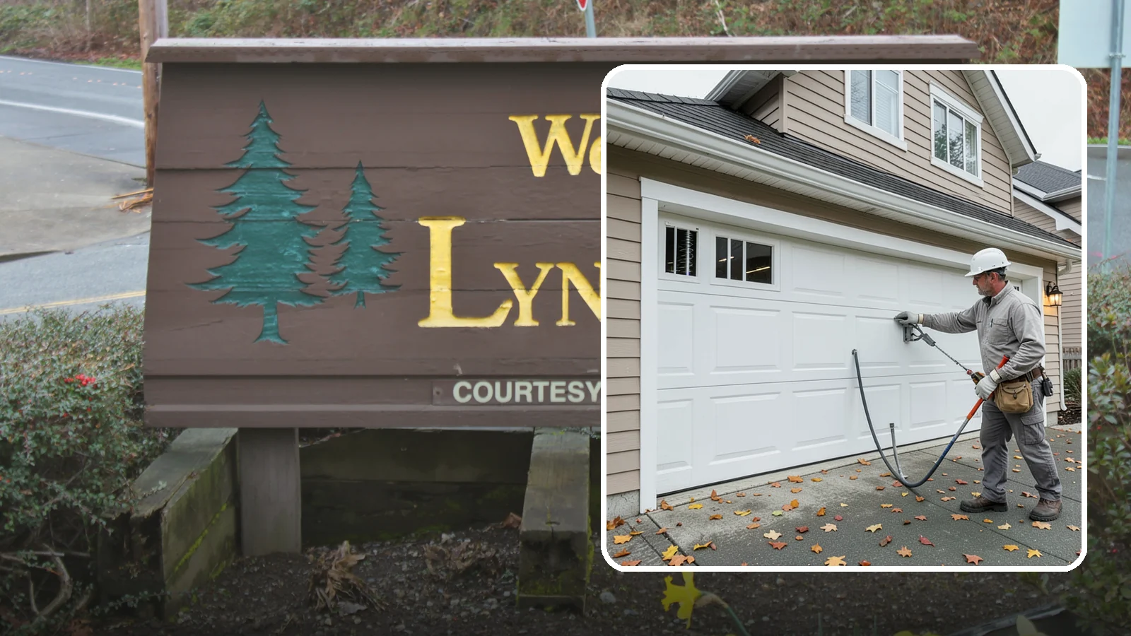 Garage Door Repair in Lynnwood, Snohomish County, WA - Diagnosing and fixing broken springs, cables, rollers, tracks, and openers to restore safe garage door operation.