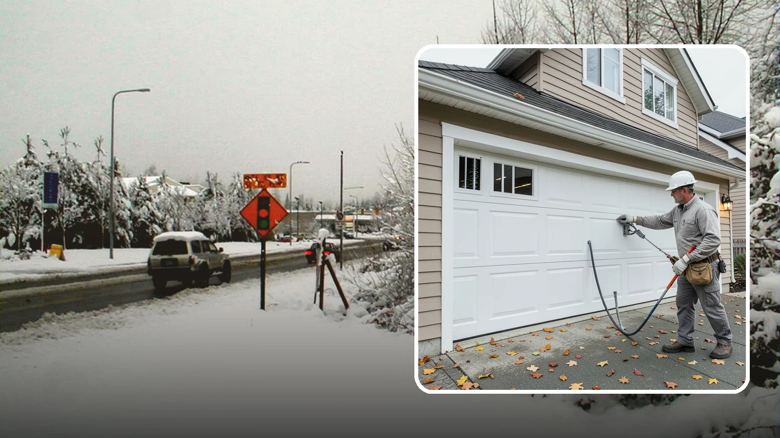 Garage Door Repair in Newcastle, King County, WA - Diagnosing and fixing broken springs, cables, rollers, tracks, and openers to restore safe garage door operation.