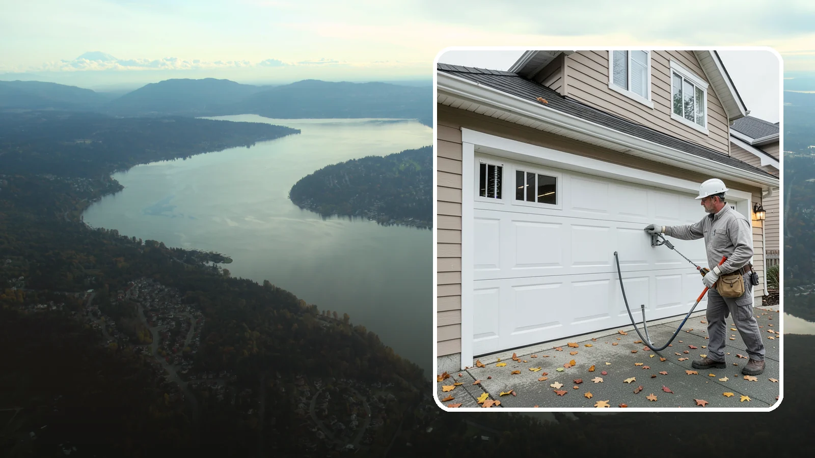 Garage Door Repair in Sammamish, King County, WA - Diagnosing and fixing broken springs, cables, rollers, tracks, and openers to restore safe garage door operation.