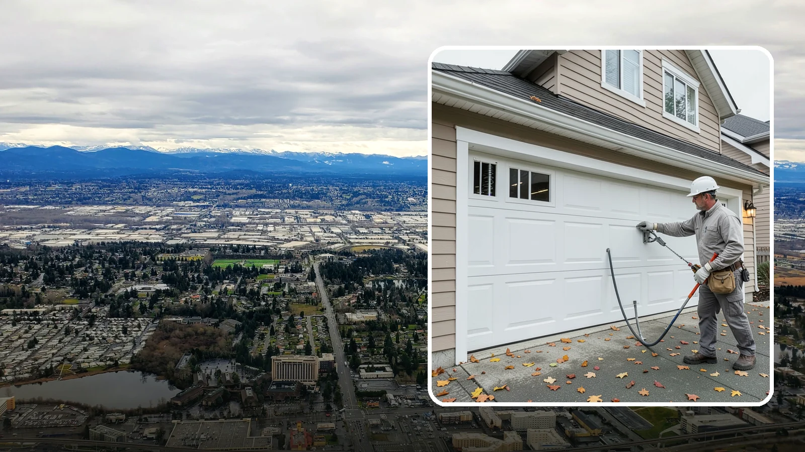 Garage Door Repair in SeaTac, King County, WA - Diagnosing and fixing broken springs, cables, rollers, tracks, and openers to restore safe garage door operation.