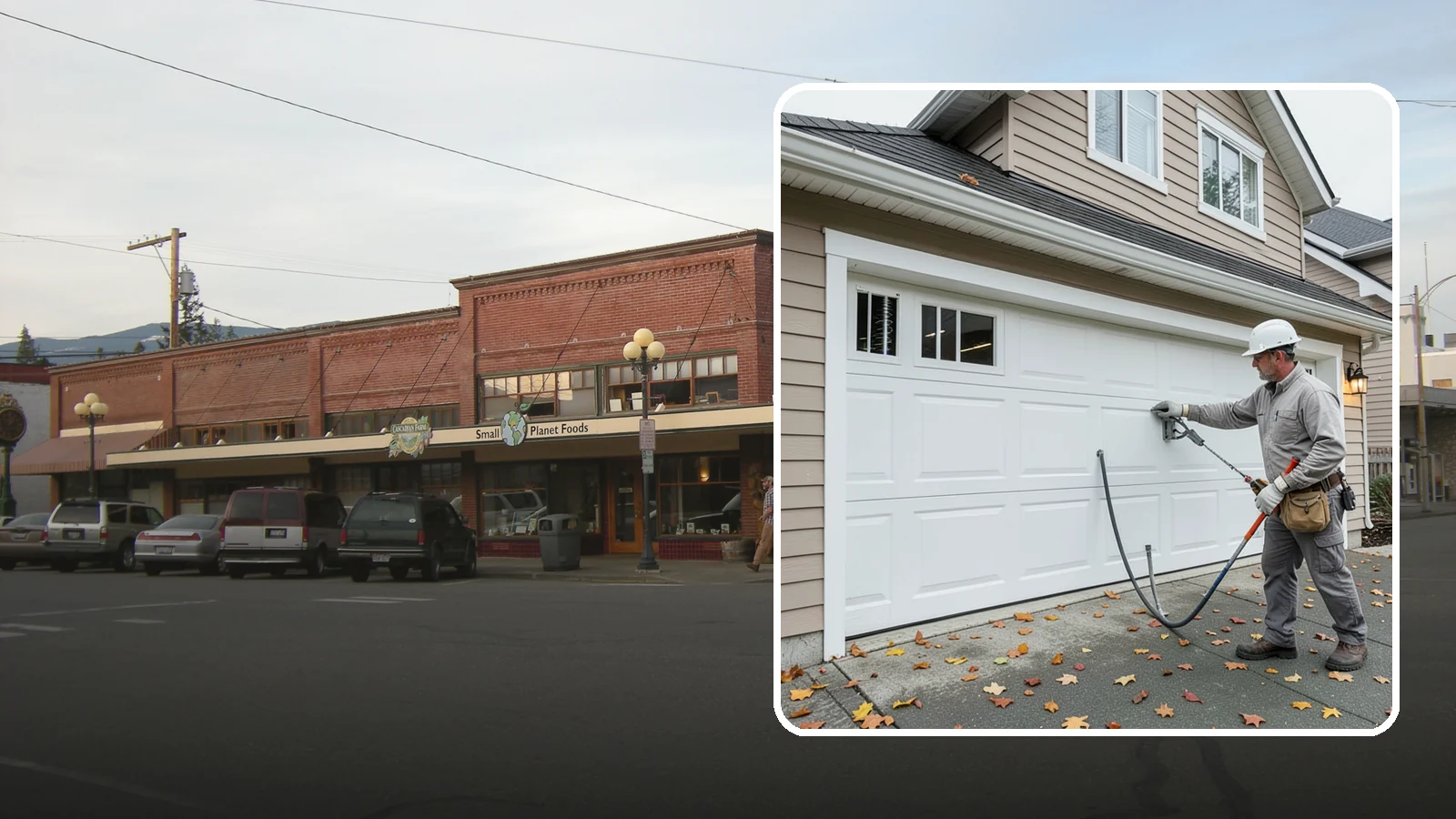 Garage Door Repair in Sedro-Woolley, Skagit County, WA - Diagnosing and fixing broken springs, cables, rollers, tracks, and openers to restore safe garage door operation.