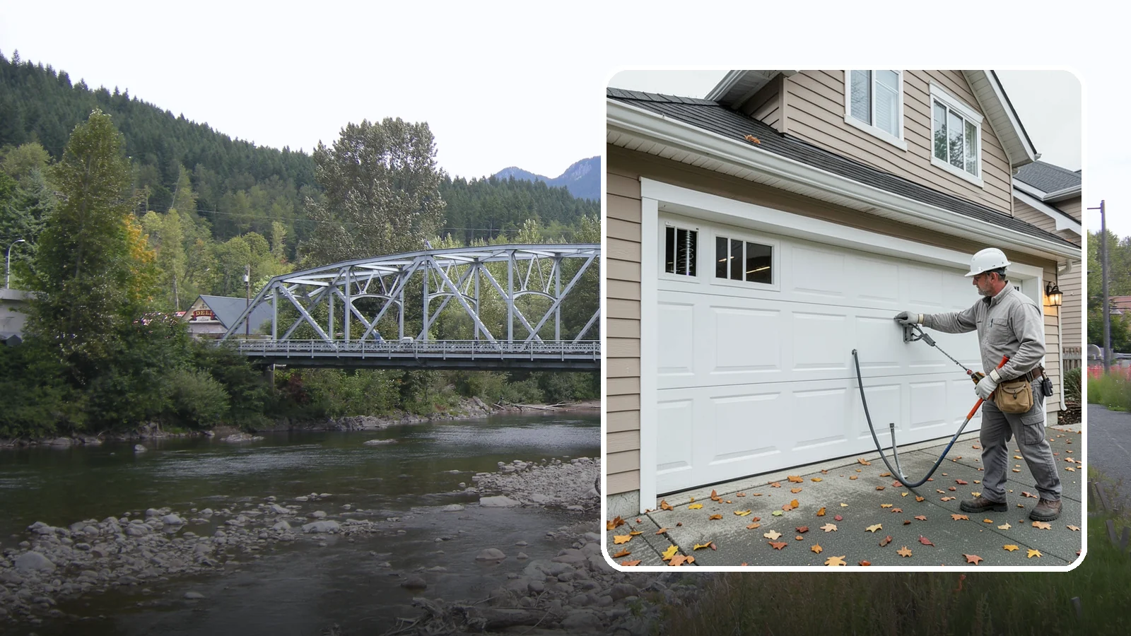Garage Door Repair in Skykomish, King County, WA - Diagnosing and fixing broken springs, cables, rollers, tracks, and openers to restore safe garage door operation.
