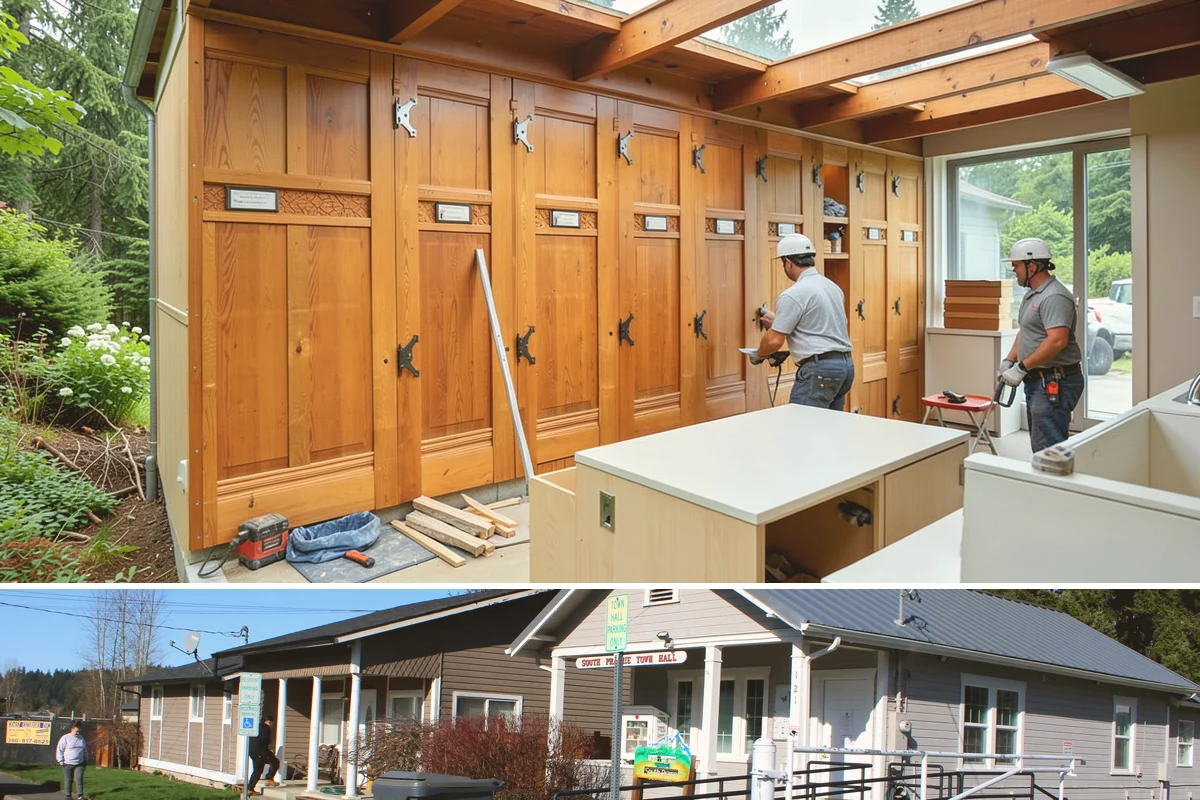 Garage Door Repair in South Prairie, Pierce County, WA - Repairs are available year-round, and cold snaps often expose worn springs, so prompt service prevents being stranded.