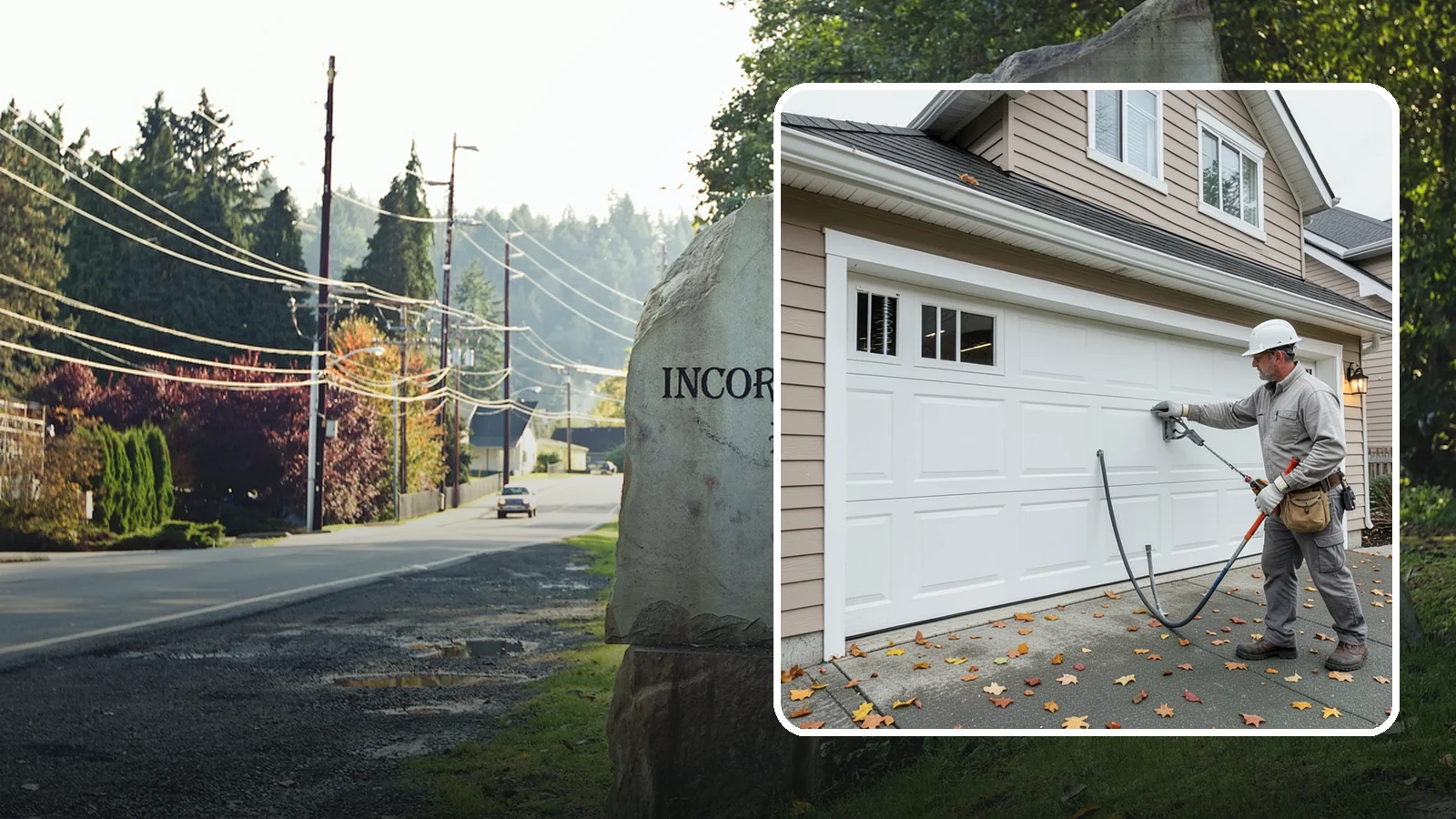 Garage Door Repair in Wilkeson, Pierce County, WA - Diagnosing and fixing broken springs, cables, rollers, tracks, and openers to restore safe garage door operation.