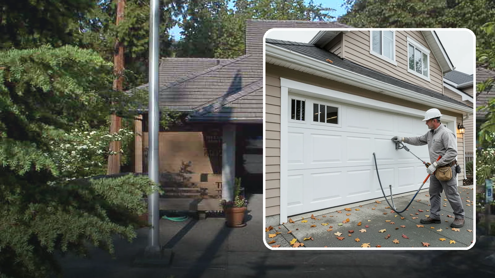 Garage Door Repair in Yarrow Point, King County, WA - Diagnosing and fixing broken springs, cables, rollers, tracks, and openers to restore safe garage door operation.