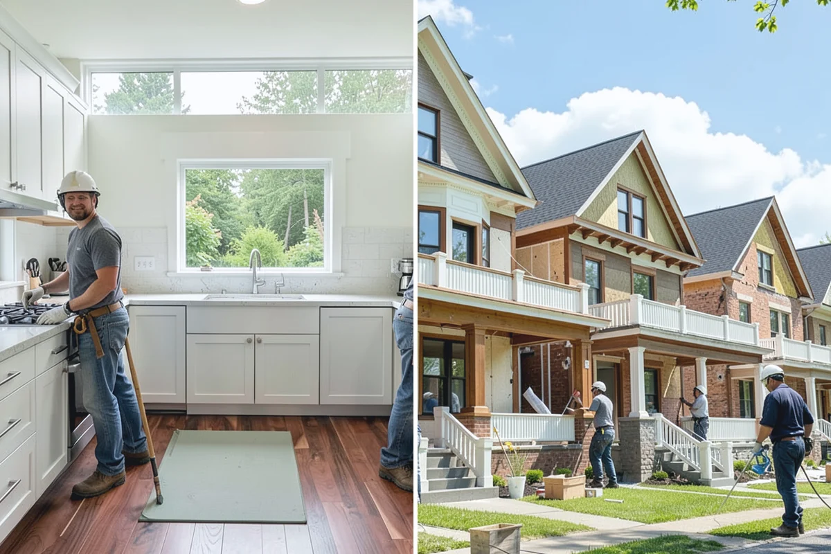 Garage Door Replacement in Beaux Arts Village, King County, WA - Remove the existing door, tracks, and hardware
