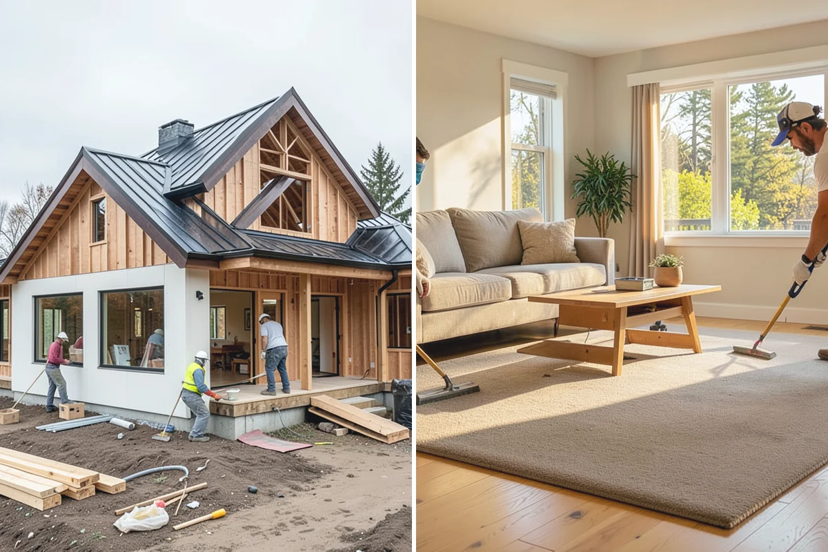 Garage Door Replacement in Bonney Lake, Pierce County, WA - Remove the existing door, tracks, and hardware