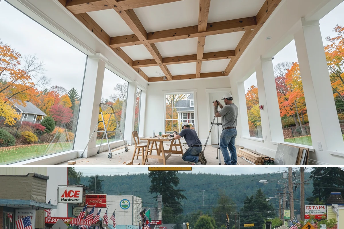 Garage Door Replacement in Carnation, King County, WA - Replacement can happen in any season, but doing it before winter improves warmth and keeps weather out.