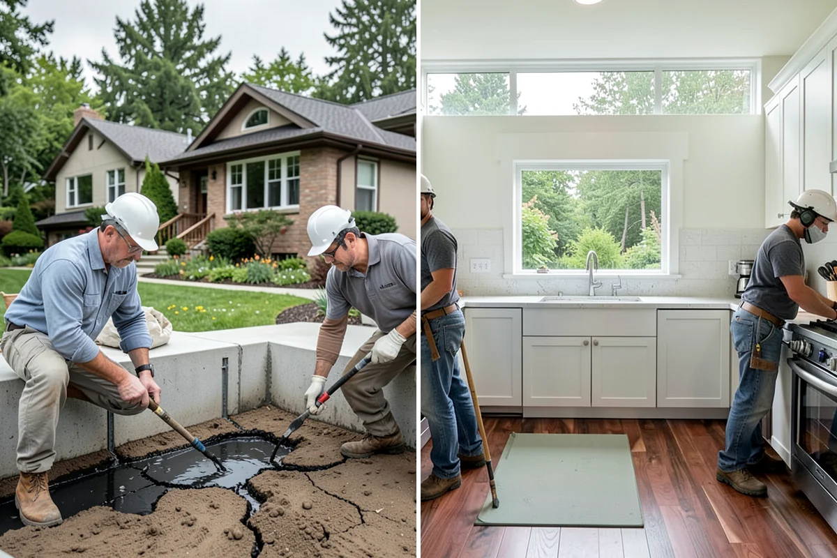 Garage Door Replacement in Clyde Hill, King County, WA - Remove the existing door, tracks, and hardware