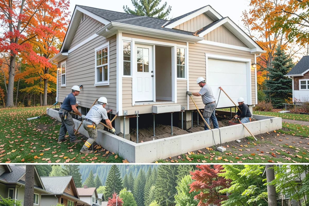 Garage Door Replacement in Darrington, Snohomish County, WA - Replacement can happen in any season, but doing it before winter improves warmth and keeps weather out.