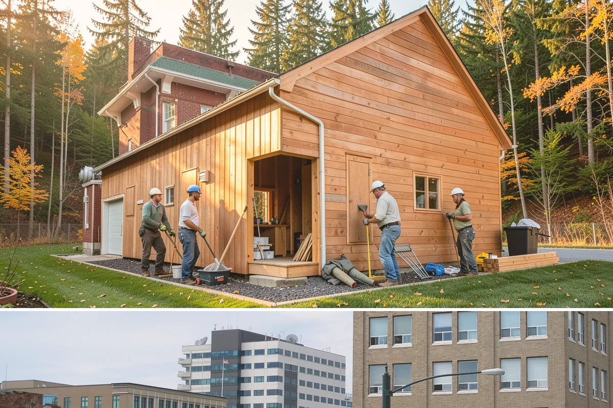 Garage Door Replacement in Everett, Snohomish County, WA - Replacement can happen in any season, but doing it before winter improves warmth and keeps weather out.