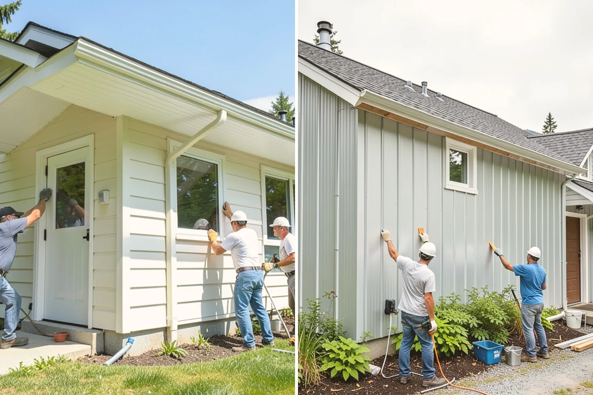 Garage Door Replacement in Fife, Pierce County, WA - Remove the existing door, tracks, and hardware