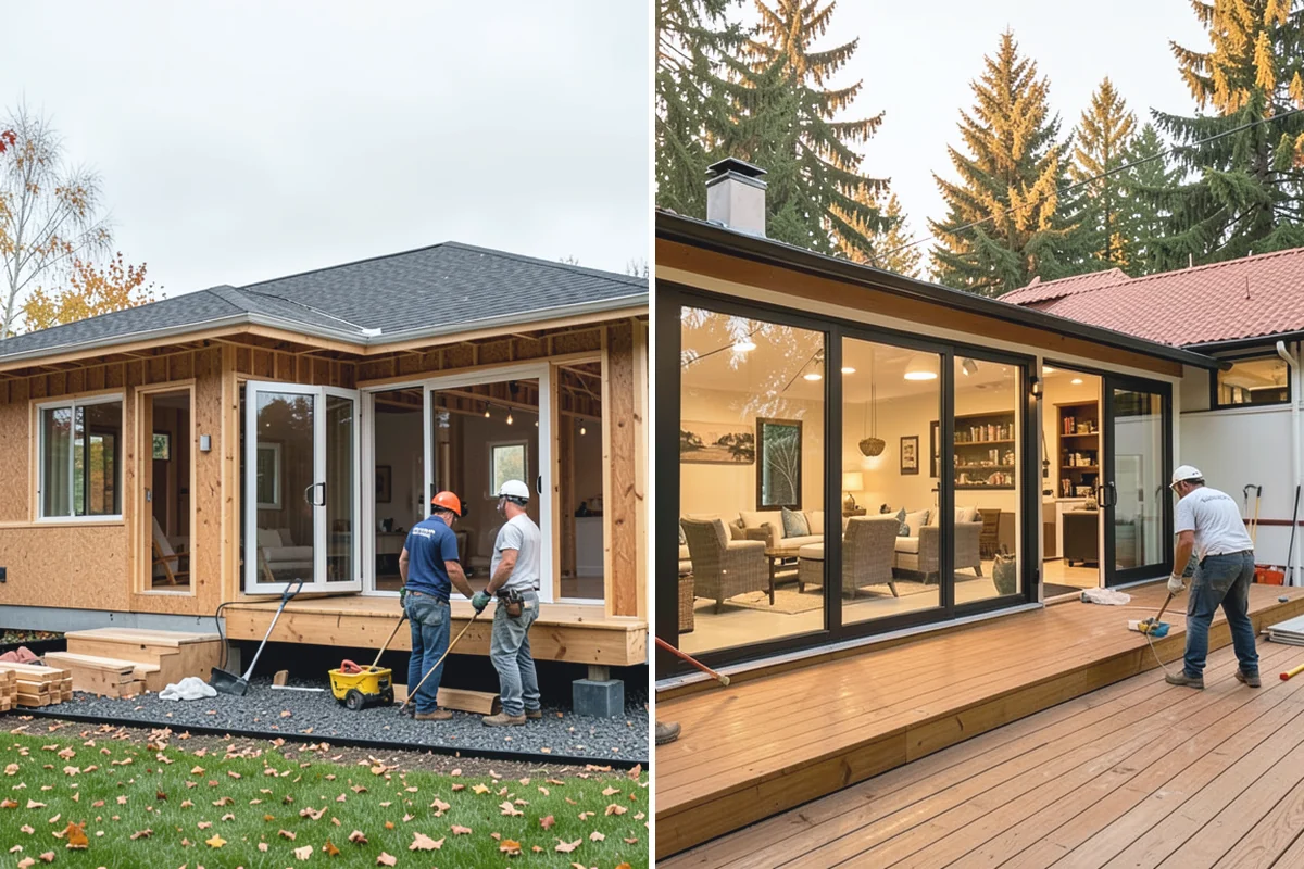Garage Door Replacement in Granite Falls, Snohomish County, WA - Remove the existing door, tracks, and hardware