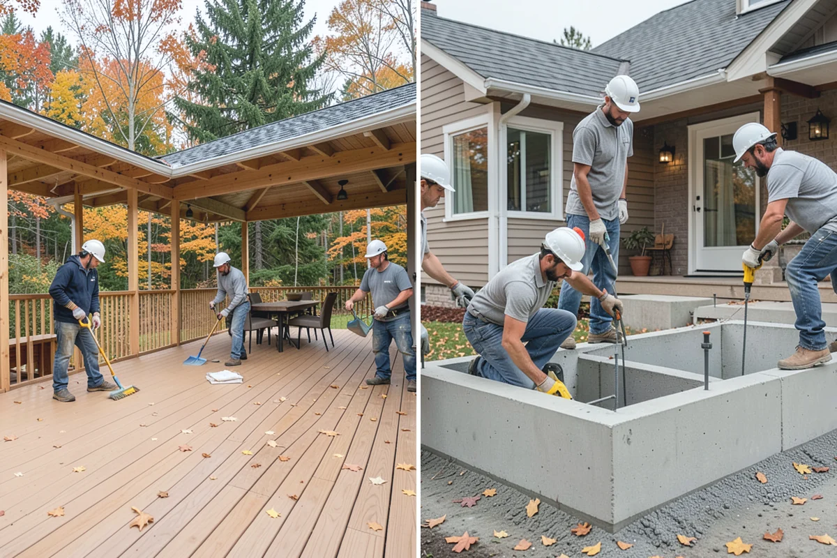Garage Door Replacement in Hamilton, Skagit County, WA - Remove the existing door, tracks, and hardware