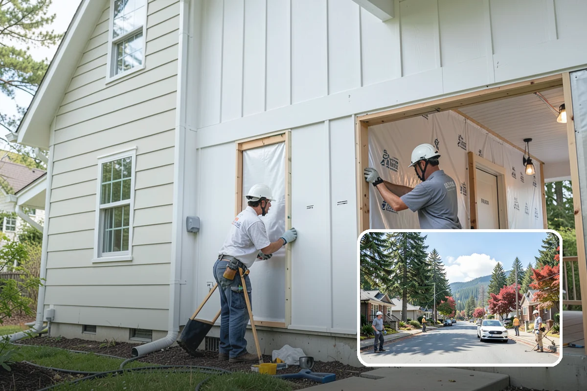Garage Door Replacement in Hunts Point, King County, WA - Upgrades security and curb appeal