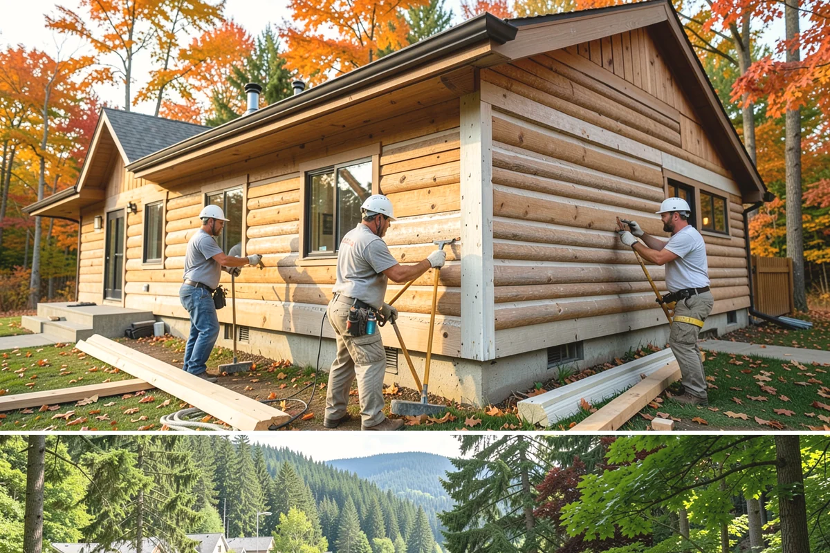 Garage Door Replacement in Lake Forest Park, King County, WA - Replacement can happen in any season, but doing it before winter improves warmth and keeps weather out.
