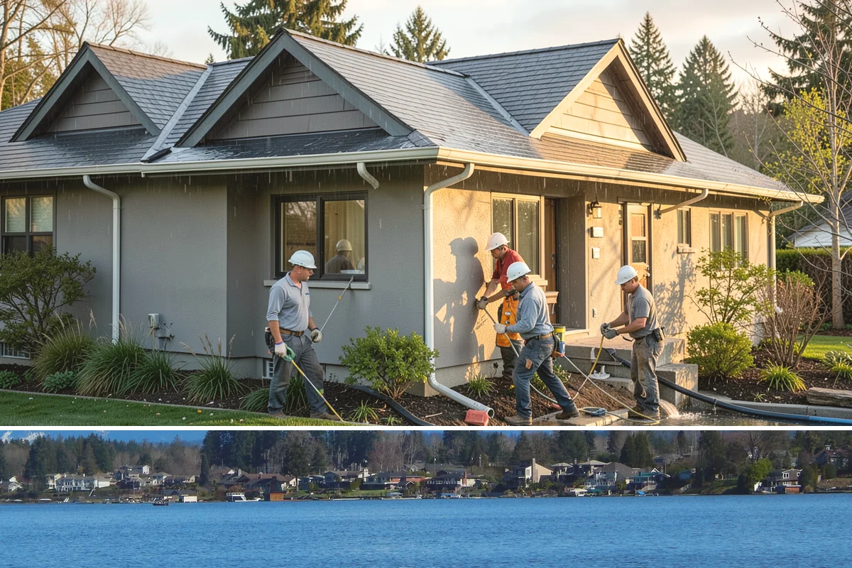 Garage Door Replacement in Lake Stevens, Snohomish County, WA - Replacement can happen in any season, but doing it before winter improves warmth and keeps weather out.