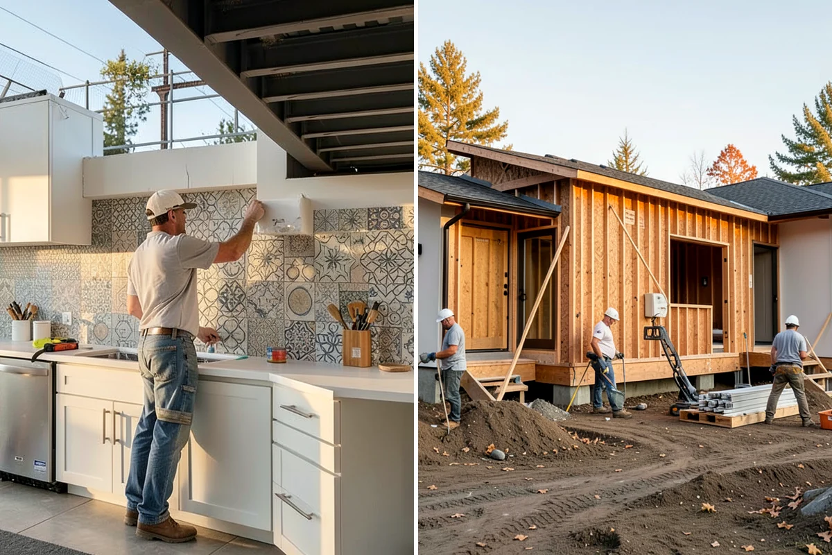 Garage Door Replacement in Maple Valley, King County, WA - Remove the existing door, tracks, and hardware